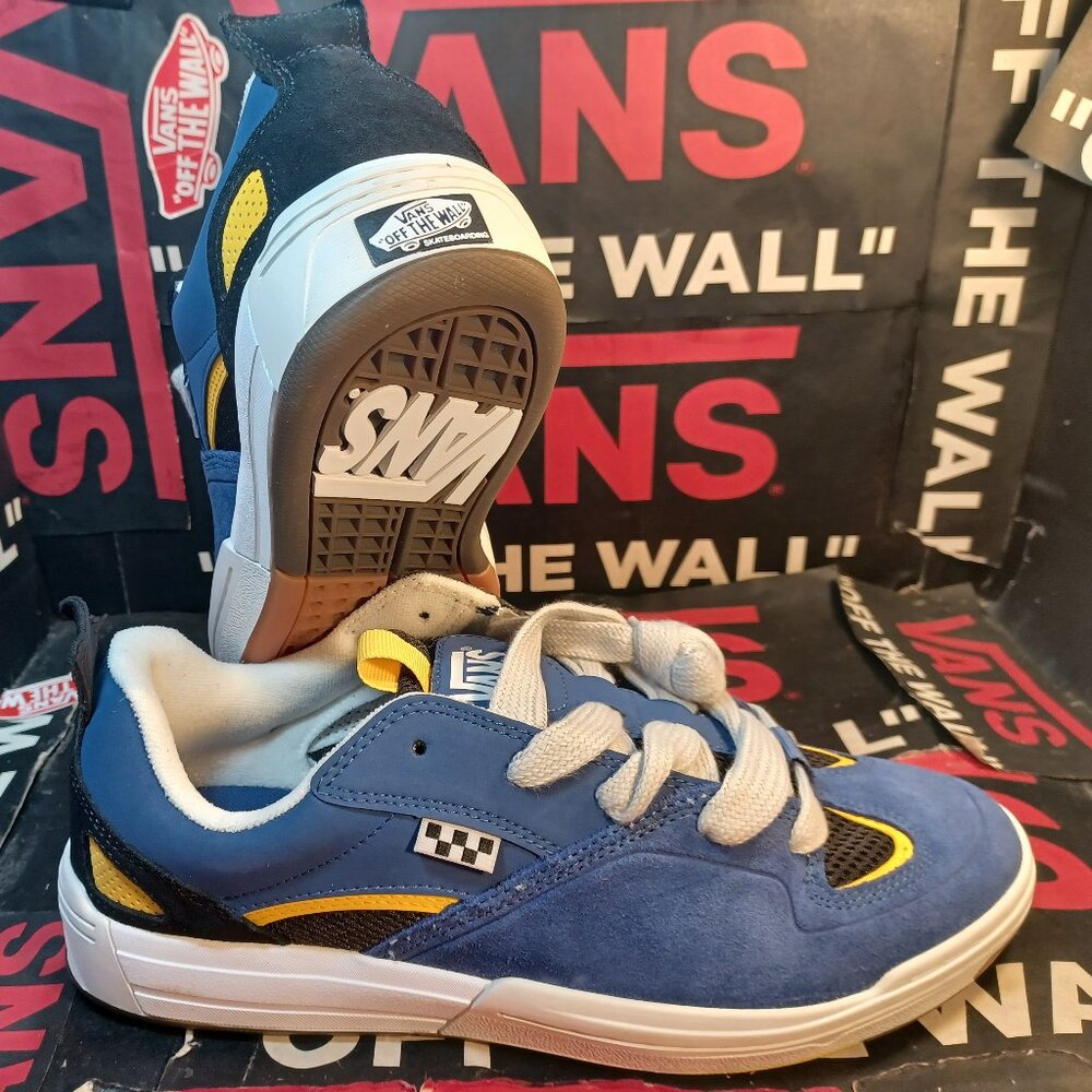 Vans Men's Size 10.5 Skate Mixxa Navy/Grey Skateboarding Shoes VN000CUYY27